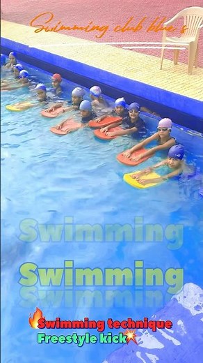 Freestyle kick technique # swimming technique with kick board # swimming technique for beginners