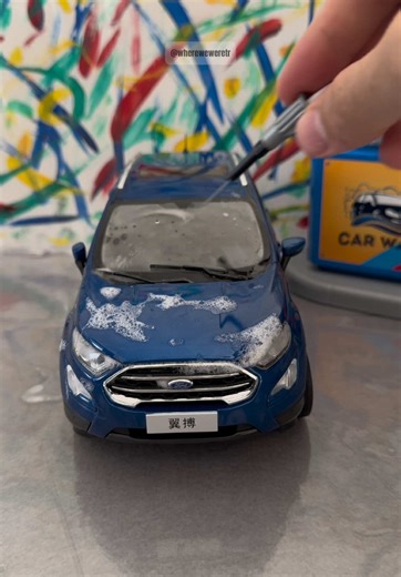 Ford Ecosport Diecast Model Car Washing Guide