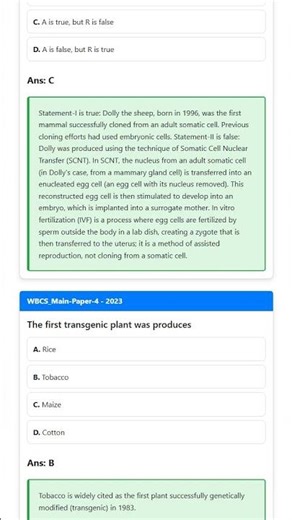 Genetically Modified Organisms GMOs: Transgenic Plants and Animals
