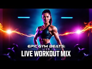 Ultimate Gym Workout Music Mix LIVE 2025: Epic Beats for Fat Burning, Fitness & HIIT Motivation!
