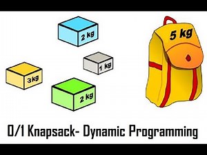0/1 Knapsack- Dynamic Programming