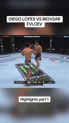 Diego Lopes vs Movsar Evloev Fight Highlights