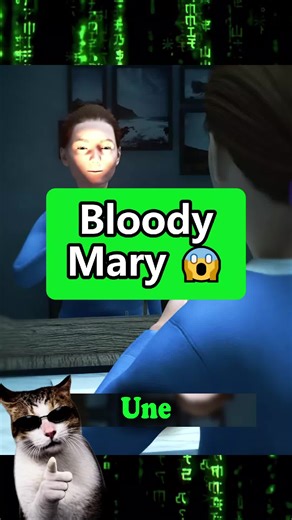 😨 La légende de Bloody Mary est-elle réelle ? . #explication #divertissement #legende #animation #bloodymary