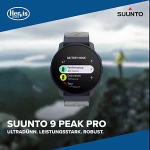 Egal wie lang und extrem deine Abenteuer sind, die neue Suunto 9 Peak Pro ist dein idealer Begleiter. ⌚️ Wasserdicht bis 100 m, 95 Sportmodi, 10,8 mm dünnes Gehäuse und connected mit 200 Partner-Apps. Zahlen, auf die du zählen kannst. | Hervis Sports Österreich