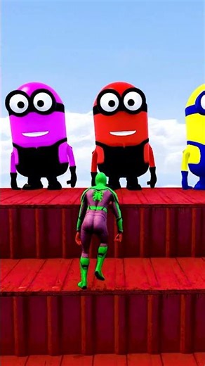 GTA 5 Epic Water Ragdolls | Spider-Man Jumps / Fails ep.18359 #shorts