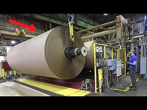Inside Billion Dollar Amazon Corrugated Box Factory - Manufacturing Process From Start To Finish