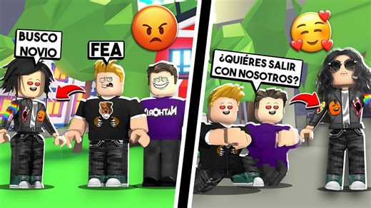 Me hago pasar por chica fea y guapa para exponer odders en Adopt Me Roblox