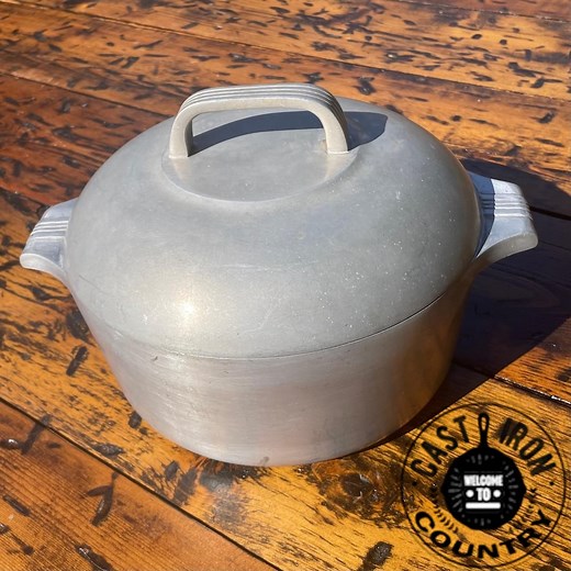 Wagner Ware Magnalite 4248-M Round Aluminum Dutch Oven Roaster Vintage 1930s - Etsy