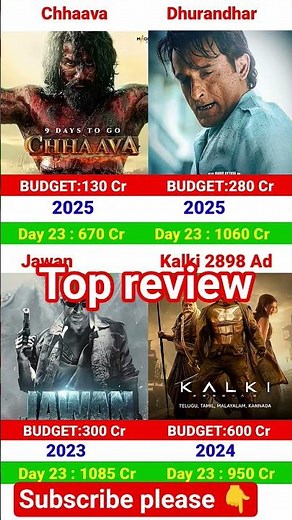 Dhurandhar Box Office Collection | SharukhKhan, Jawan | Prabhas Kalki 2898 Ad 23th Day Collection,