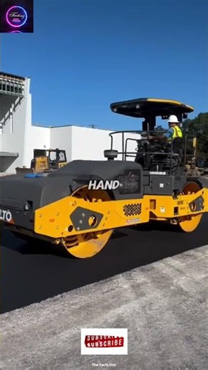 Impact Roller vs Road Roller — Real Difference| #engineeringfacts #construction #shorts