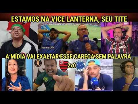 Cruzeiro and Vasco fans reacting wildly to Flamengo's victory | Flamengo 2-0 Cruzeiro