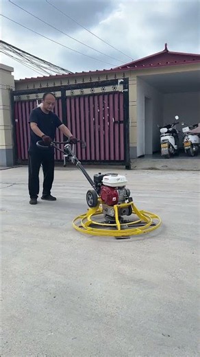 Model 100 Power Trowel with Centrifugal Dead Man Switch #constructionequipment