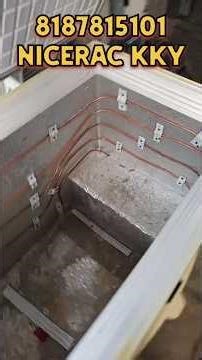 Deep Freezer Internal Coil Leak | External Coil Installed | 500 LTR Cooling OK #freezerepair #kky