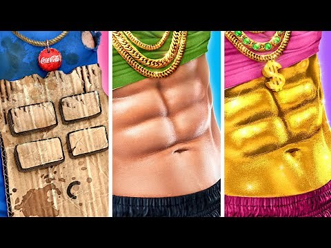 Rico vs Pobre vs Giga Rico