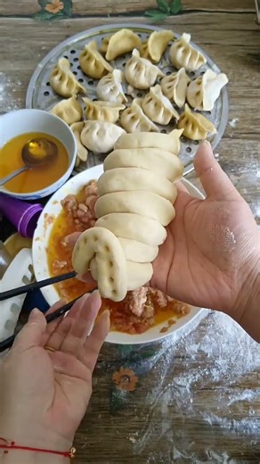 Easy Dumplings That Melt in Your Mouth! 🤩 ✨#Dumplings #Momos #StreetFood #FoodShorts #YouTubeShorts