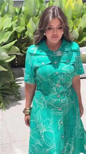 Vestido Verde que Valoriza a Silhueta com Elegância #serena #plussize #moda #plussizefashion