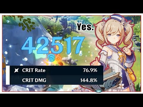 MY FRIENDSHIP 10 BARBARA BUILD FOR MAX DPS CONSISTENCY (F2P BARBARA DPS BUILD)