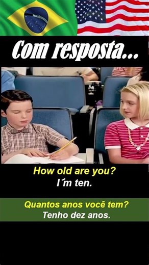 How old are you? I´m ten. #englés #falandoingles