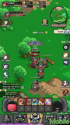 Mini Legion: Warband - Gameplay (Android, IOS)