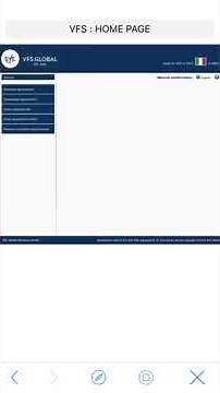 How to make appointments for visa in vfs global