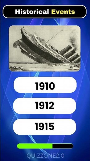 🚢 When Did Titanic Sink? History Quiz! 📅| #Titanic #HistoryFacts #TitanicSinking