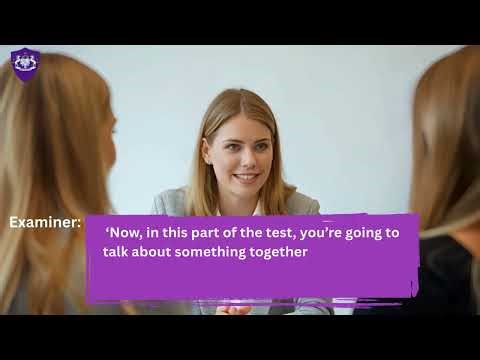 CAMBRIDGE ENGLISH - B1 Preliminary for Schools EXAM - SPEAKING PART 3