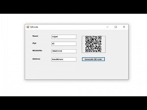 How to make a QR codes for records in VB.net ‪@mikecodz2821‬
