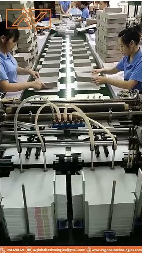 Rigid Box Gluing Conveyor | Precision Glue Line