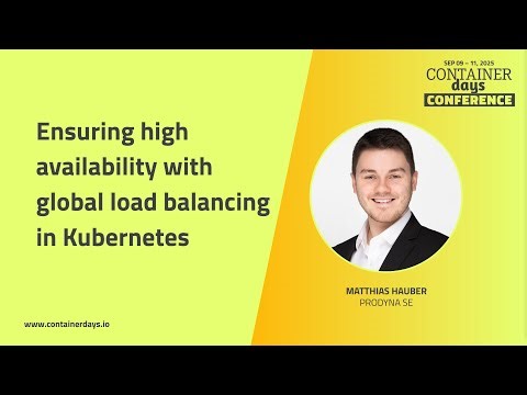 Ensuring high availability with global load balancing in Kubernetes - Matthias Hauber