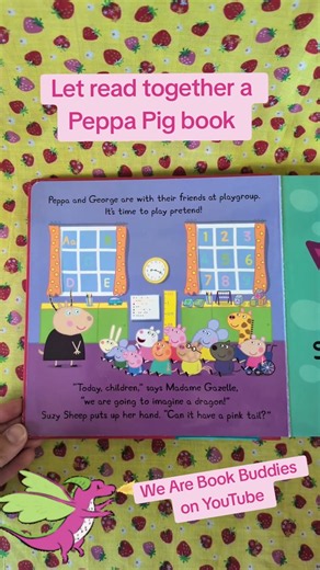 Let's read together a Peppa Pig book. Peppa and the Dragon 🐉