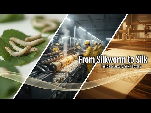 Silk Fabric Making Process | From Silkworm to Finished Silk | Ultra-Realistic Cinematic Documentary
