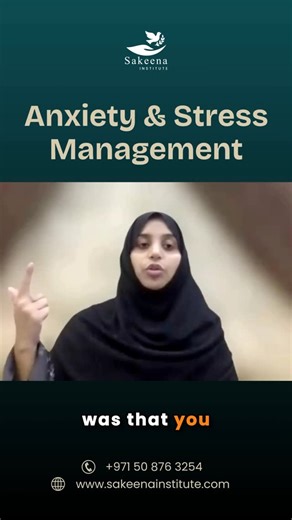 Sakeena Institute on Instagram: "Stress and anxiety are often triggered by past trauma especially unresolved childhood experiences that resurface as flashbacks, panic attacks, or phobias. Identifying internal and external triggers and using tools like journaling or voice notes helps process trauma and restore emotional balance. Our Course “Anxiety and Stress Management” 📚 Course Features: ✅ Ongoing Course ✅ Live Interactive Sessions via Zoom Every Saturday & Sunday · 4PM (UK Time) ✅ Duration: 1