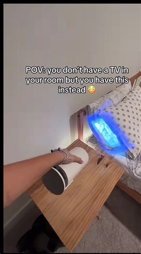 Can’t believe this#projector #4kprojector #movie #tv #room