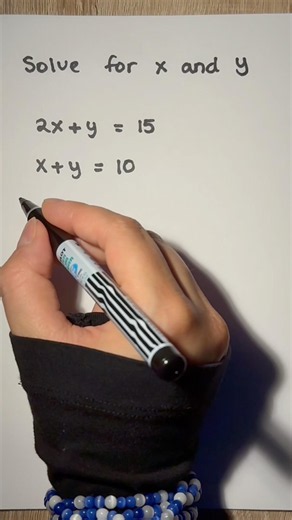 Can You Solve for x and y? 🤯