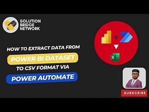 Power BI Dataset to CSV Export MADE EASY with Power Automate