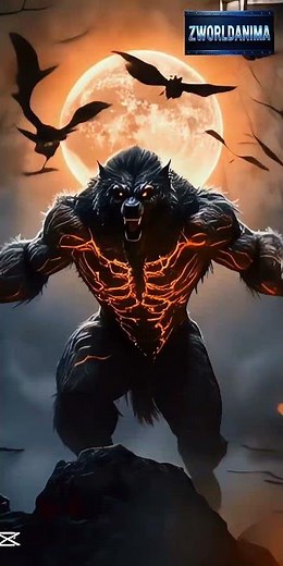 The Werewolf Awakens - #shorts #animation #usa