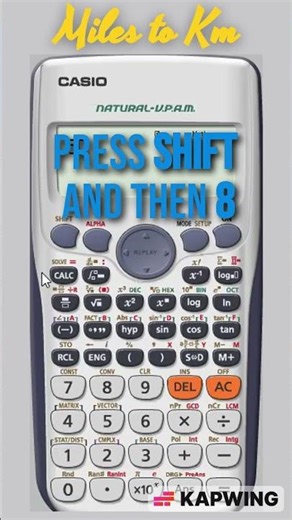 Convert Miles to Kilometers | Calculator hack