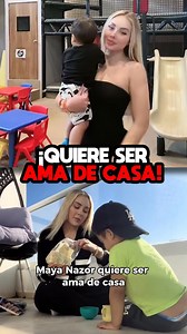Maya Nazor sueña que la mantengan para convertirse en una ama de casa... | Platano