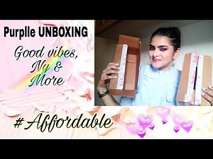 Purplle haul | Good vibes, stay quirky & more | Affordable | Hindi | Ria Das |