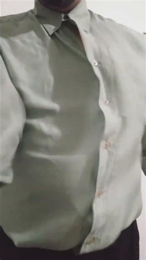 Silk shirt flapping