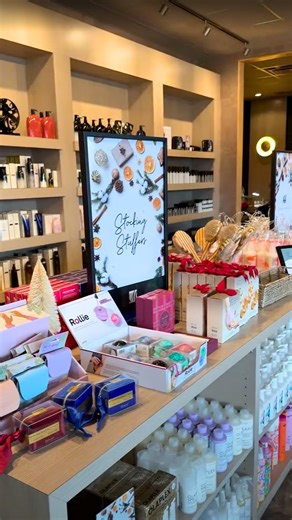 The perfect holiday sets, no shipping required 🙏 Stop by any of our locations to check out holiday gift sets, stocking stuffers, and 20% off gift cards for all the beauty lovers and self-care enthusiasts left on your list! | Mitchell's Salon & Day Spa