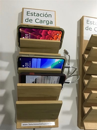 Wooden Smartphone Charging Station, Wall Mountable Multi Charging Station, Charges up to 4 Devices, Unique Gift Idea - Etsy
