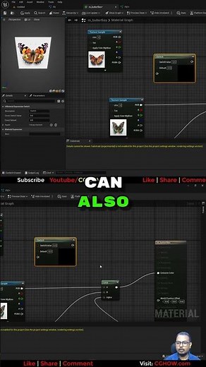 Switching Textures in Unreal Engine 5.4 #shorts