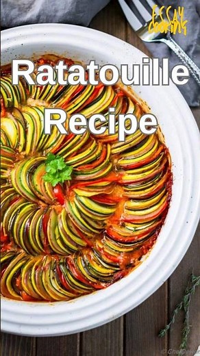 Ratatouille Recipe 👩🏼‍🍳 🍽️