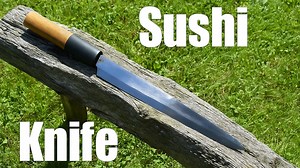 A Blacksmith’s Journey: Intricate Process of Crafting a Japanese Sushi Knife from Scratch