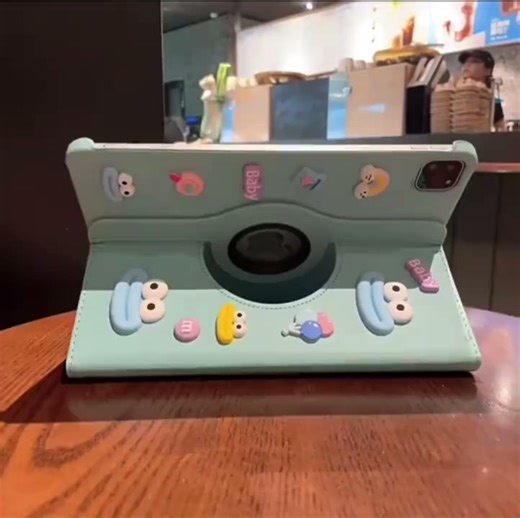 适用华为2024matepad11.5S柔光版平板保护套115荣耀8x9 360旋转支架皮套【天蓝色】 D