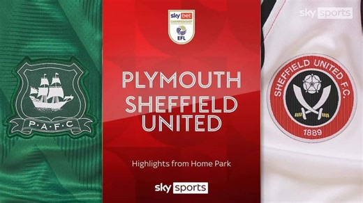 Plymouth Argyle 2-1 Sheffield United: Blades slip five points off top two after defeat