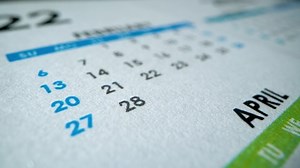 Calendar Macro Shooting Various Holidays Important Stock Footage Video (100% Royalty-free) 1076194172 | Shutterstock