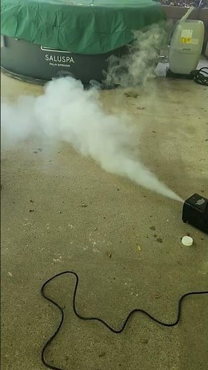 400w fog machine test