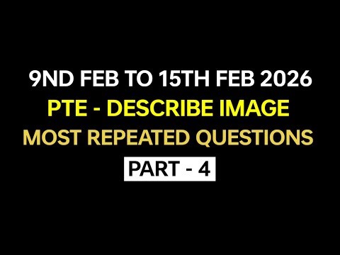 PTE Describe Image (Part-4) Feb 2026 Exam Prediction | Describe image pte today. #beatthepte